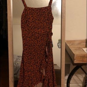 Leopard print dress